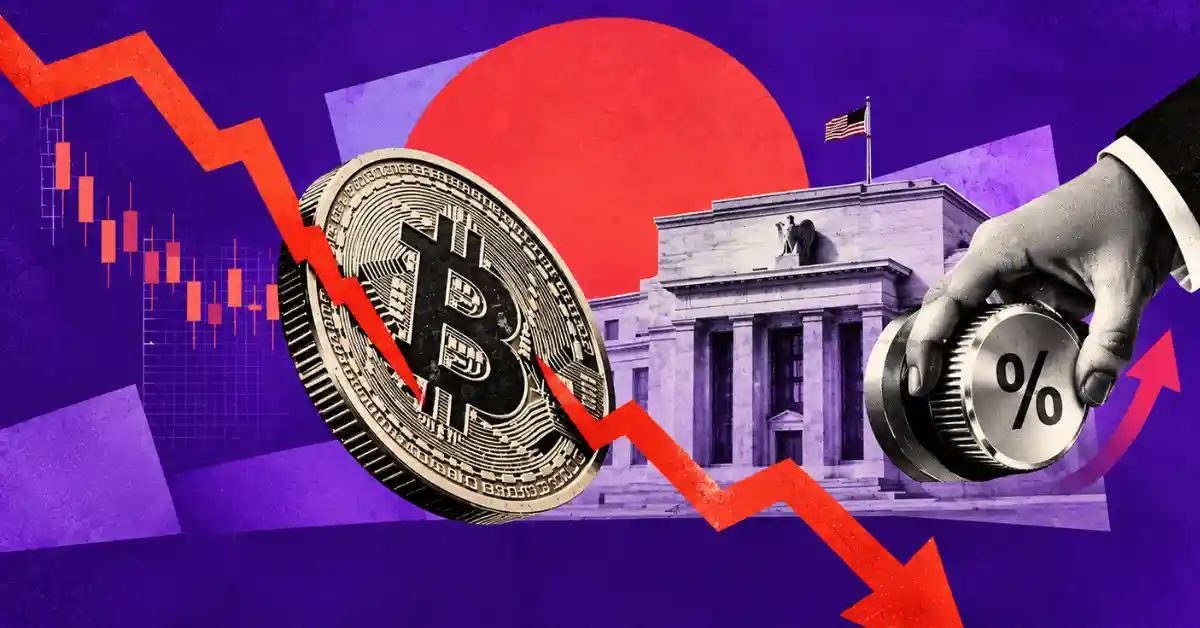 Bitcoin Price Crash Wipes Out $89 Billion as Fed Rate Hike Odds Hit 44%