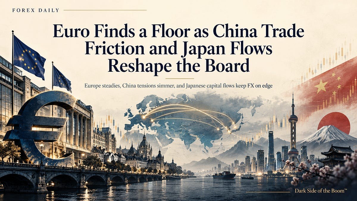 EUR/USD Finds a Floor as China Trade Friction and Japan Flows Reshape the Board